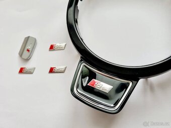 AUDI SLINE LOGO EMBLEM ZNAK DO VOLANTU - 14