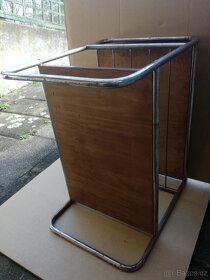 Chromovaný konferenční stolek/retro - 14