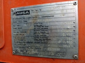 Kolový dumper AUSA D1000 AP 10 t, výklopná korba - 14