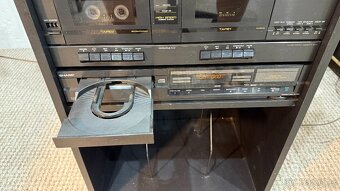 Věž SHARP W800H gramo, tape, CD - 14