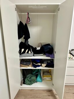 3 v 1, rozkládací pohovka s postelí, šatní skříň, postel - 14