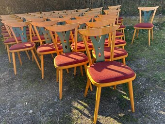 42ks PEVNÉ stylové GASTRO židle z masivu - 14