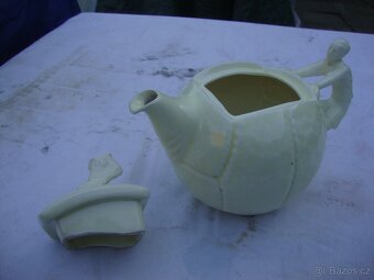 Starožitná konvice konvička čaj káva 1.Rep raritní míč - 14