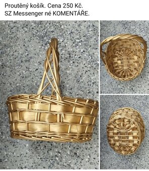 Koše a košíky viz fota. Ceny viz fota. - 14