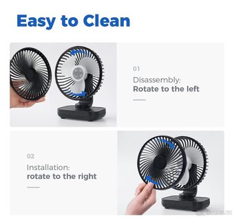 Mini stolní ventilátor - 14