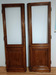 Prodám historické repasované vnitřní 2křídlé dveře - 14