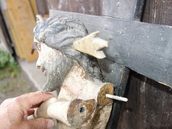 Starý Kristus dřevěný , super model - 14