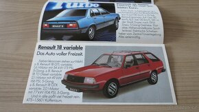 Prospekty Renault 50. až 90. léta. - 14