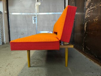 Retro sofa, pohovka Miroslav Navrátil - 60. léta - 14