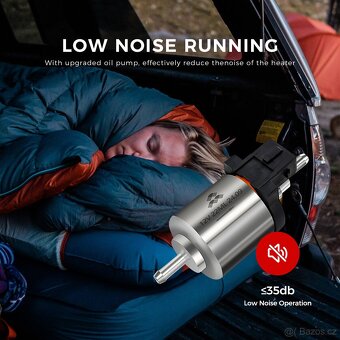 Naftové topení 5-8kW, 12/24/230V, auto start/stop, BT - 14