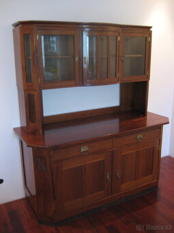 Secesní buffe, možné rozdělit jako komodu - 14