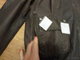 Nová dámská dívčí kožená bunda - 14
