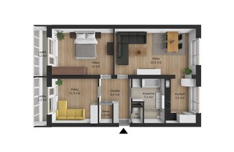Prodej bytu 3+1 72 m2 - 14