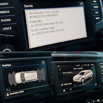 VW PASSAT B8 HIGHLINE 2.0 TDI 140kw DSG - LED KŮŽE 4x4 - 14