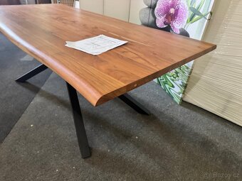 NOVÝ Luxusní jídelní set Masivní stůl se 6 křeslami - 14