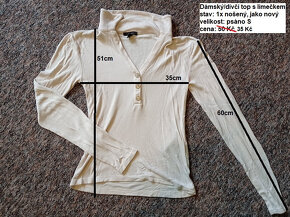 Dámské oblečení (trička,tílka,topy,košile) a pyžama - sleva - 14