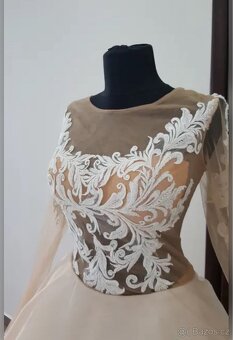 C.01 Svatební saty z vlečkou vyprodej - 14