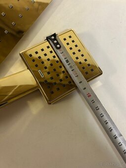 Zlatý sprchový systém - 4 funkce - 14