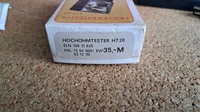 Retro nová svítilna se zkoušečkou (prozváněčkou) z NDR - 14