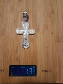 Stříbrný řetízek s křížem 925. - 14