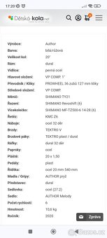 Dívčí kolo Author vel. 20 - 14