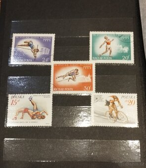 Sbírku známek známky 4x album č1 - 14