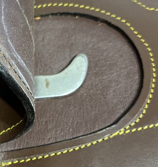 Australské sedlo s hruškou hnědé - 14