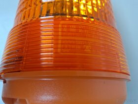 Oranžový rotační maják HELLA KL 600 na tyč, 24 V - 14
