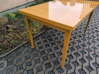 Retro jídelní rozkládací stůl Jitona - 70. léta - 14