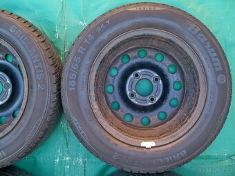 4x Disky Ford 4x108 + Letní Barum 185/65R14 7mm:Cena za sadu - 14