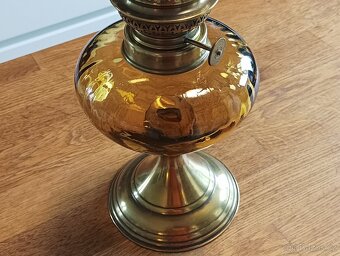 STAROŽITNÁ ART DECO PETROLEJOVÁ LAMPA GAUDARD, 20.–30. LÉTA - 14