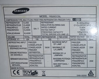 Americká lednice Samsung 496L - 14