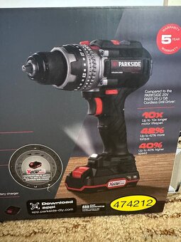 Parkside Performance SADA: Aku vrtačka + 96ks příslušenství - 14