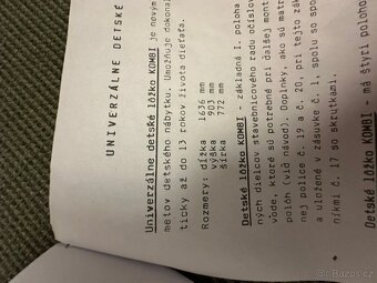 Postýlka kombi - 14