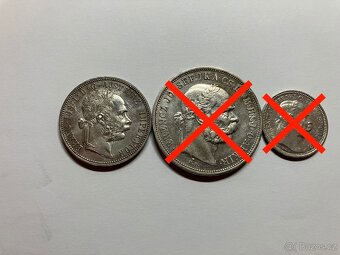 Rakúsko Uhorsko 1 zlatníky forint florint - strieborné mince - 14