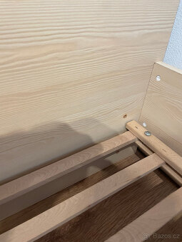 Postýlka Herlag dřevěná kompletní s matrací 2 v 1 - TOP - 14