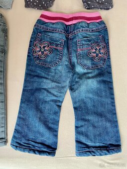 Dívčí kalhoty - set 6 kusů - 14