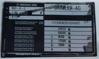 9244 - ACTROS 2543 - 6x2 – Valník + HR-FASSI F 295 RA – EURO - 14