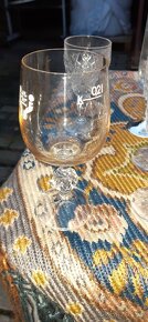 Krásný porcelánový servis (zn. Lesov) + broušené a lité sklo - 14