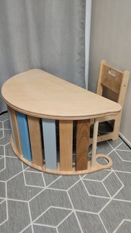 Barevná montessori houpačka - duha - 14