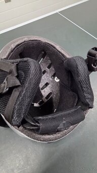 Dětské lyže 90 cm, lyžáky, helma, brýle - 14