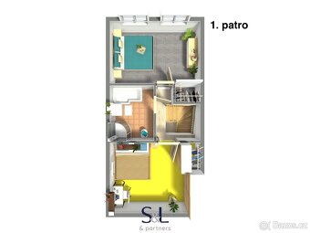 Prodej řadového domu 3+1, 82 m2, s terasou, zahradou a krásn - 14