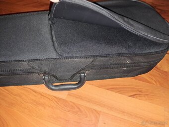 Elektrické "silent" housle 4/4, Paul Stanton, černá metalí - 14