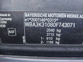 BMW F30 320d 135kw Combi Sport Line Modern euro 6 - 14