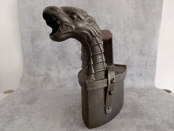 Orig.atypická vzácná žehlička DRAK do sbírky, dekorace - 14