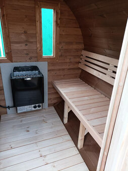 Sauna Marivox, venkovní finská sauna, zahradní sauna - 14