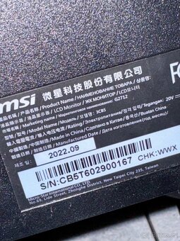 HERNÍ MONITORY ALIENWARE / MSI - 14