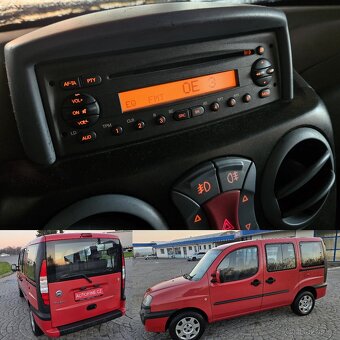 FIAT DOBLÓ 1,9 JTD 7 MÍST , KLIMA, EL.OKNA, MAXI - LONG TOP - 14