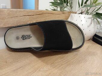 Super Gear pánské nazouváky vel. 45 kožené - 14