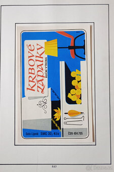 Album zápalkových nálepek 1980–1988 – 143 ks, pěkný stav - 14
